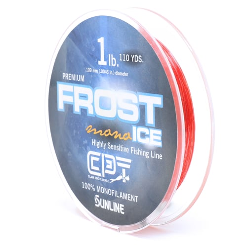 Clam 14431 CPT Frost Monofiliment - 1lb - Metered (Red/Clr) - 110 Yard