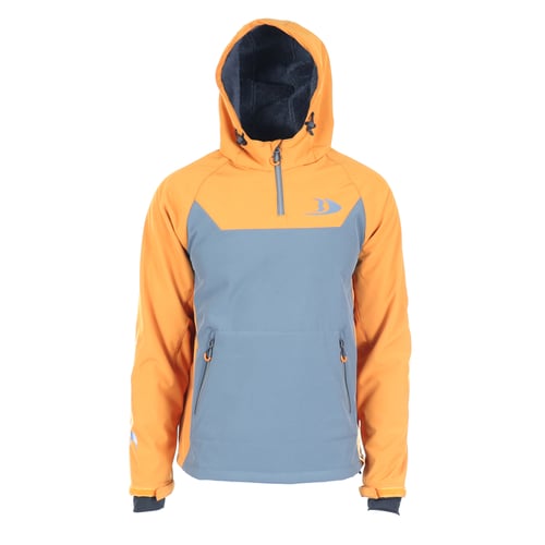 Blackfish 14751 Gale Softshell Pullover - Charcoal/Orange size L
