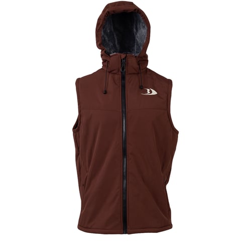 Blackfish 17836 Gale Softshell Vest Brown, M | 719921178360