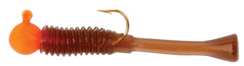 Cubby 1418 Mini-Mite Jig, 1/32 oz 20 Pk Refill, Orange/Brown