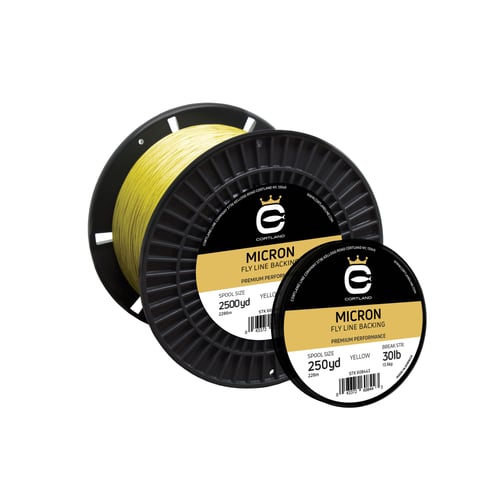 Cortland 147577 Micron Fly Line Backing 20lb 100yd Yellow