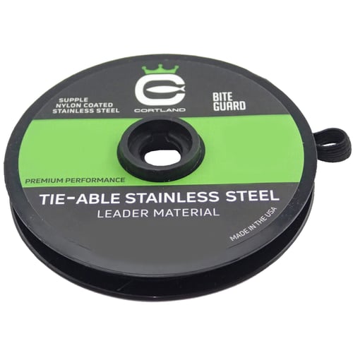 Cortland 606401 Tie-able Stainless Leader Material 15', 20LB