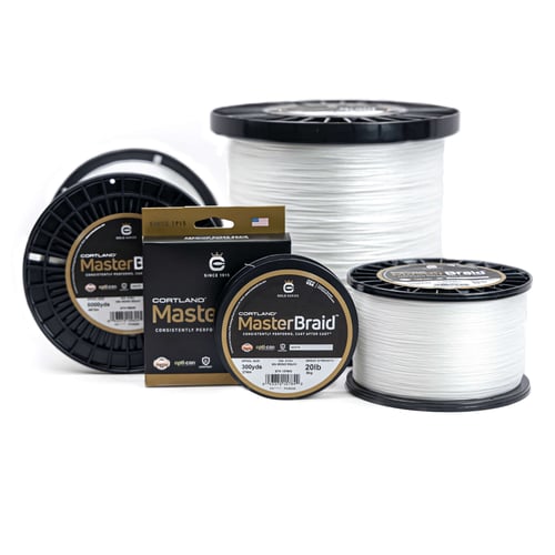 Cortland 155541 Master Braid 65 LB White 1500 YDS | 043372155541