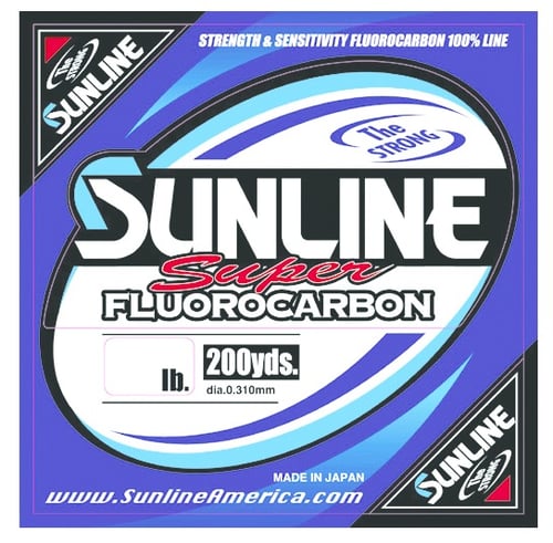 Sunline 63031770 Super Flurocarbon Fishing Line 8lb 200yd Clear