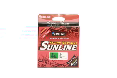 Sunline 63758780 Super Natural Monofilament Line 14lb 330yd Jungle | 881879071793