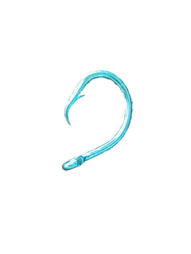 Frenzy UCHB06 Ultimate Circle Hook Size 6/0, Blue, 6 per Pack | 896019000403