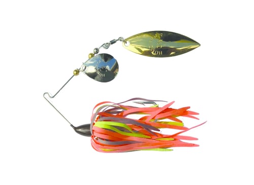 Humdinger 01G Spinnerbait, 1/4 oz 4/0 Hook, Gold Colorado/Nickel | 045494091073