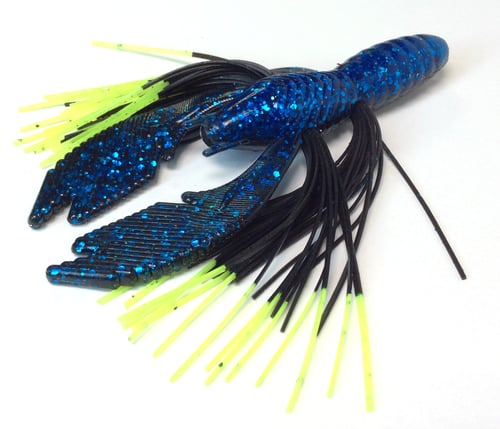 Tightlines UV BBWHYRCTIP HyBrid Craw  Rattling, Blue Black With | 704433113091
