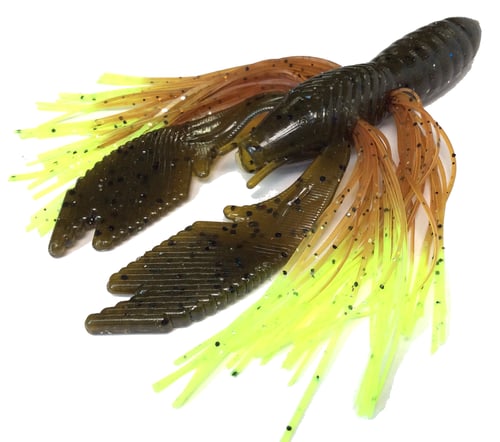 Tightlines UV GNWHYRCTIP HyBrid Craw RATTLING 4 Inch Green Pumpkin with | 704433115675