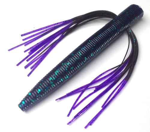 Tightlines UV PUWNBPT Netbait 3.5 Inch Junebug with Purple Tip | 704433180758