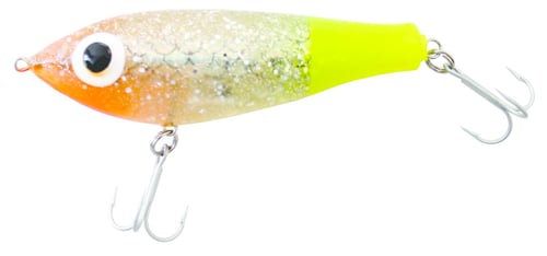 Paul Brown FB07 Fat Boy Rattling Twitchbait, 3 1/2 Inch, 7/8 oz, Silver | 042095427072