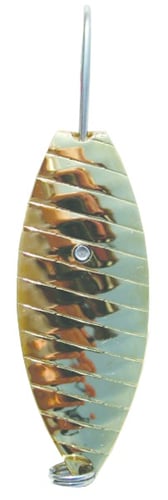Aqua Dream WS01 3/8 Weedless Willow Gold Fishing Spoon, 3/8 oz, Gold | 851298002067