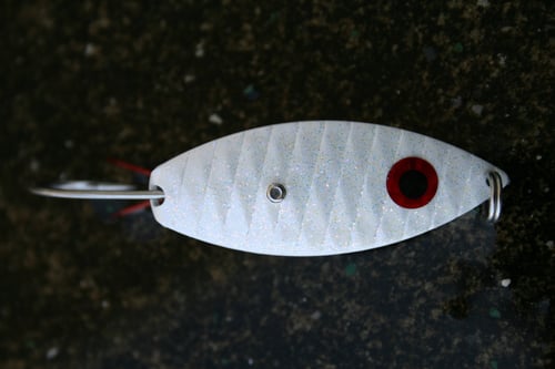 Aqua Dream WSOW 1/4 Weedless Spoon 1/4 oz, White | 851298002333