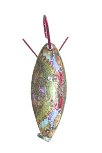 Aqua Dream WSBC 3/8 Live Bait Weedless Willow Spoon, 3/8 oz, Blue | 851298002135