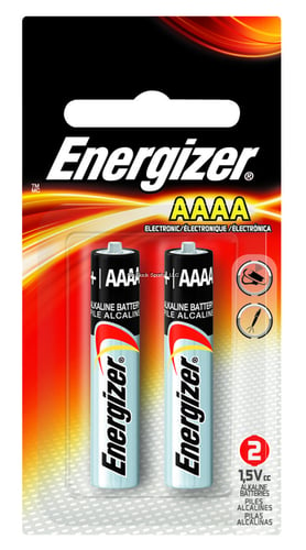 Energizer E96BP-2 Max Alkaline AAAA Batteries 2Pk