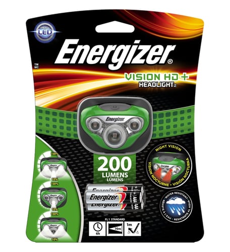 Energizer HDC32E Vision HD LED Headlight 250 Lumens 3AAA | 039800125200