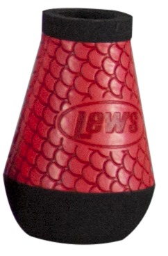 Lews CSSRKCR Custom Speed Handle Knob, Standard Round Winn Grip, Red | 849004020283