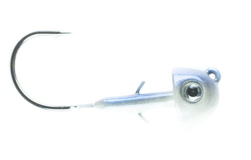 Fish Head 1600103 VLock Swimbait Jighead, 1/8 oz, 4/0 Hook, Albino | 814787022908