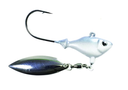 Fish Head 1100104 Spin Jighead 3/16oz, 3/0 Hook, Albino | 814787020010