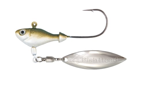 Fish Head 1100204 Spin Jighead 3/16oz, 3/0 Hook, Arkansas Shiner | 814787020089