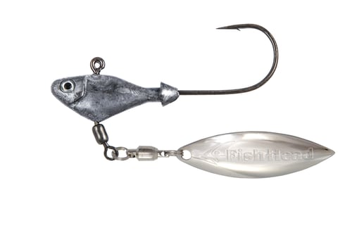Fish Head 1101006 Spin Jighead 3/8oz, 5/0 Hook, Raw Shad | 814787020669