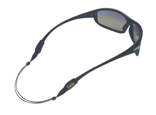 Cablz ZIPZXLB14 Adjustable Eyewear Holder 14 Inch Blk SS XL Rubber End | 013964254457