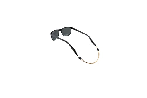 Cablz ZipzBGG Eyewear Retainer Black Gold Gold | 013964254297