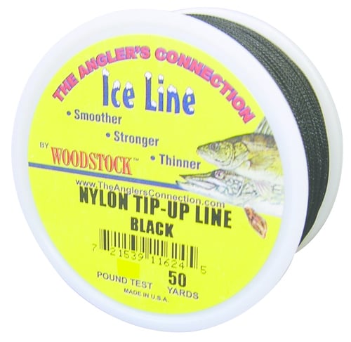 Woodstock TU-50-20-B Tip-Up Line Black 20# 50Yd