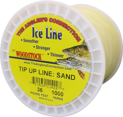 Woodstock TU-1000-36-S Tip-Up Line 1000yd 36# Sand