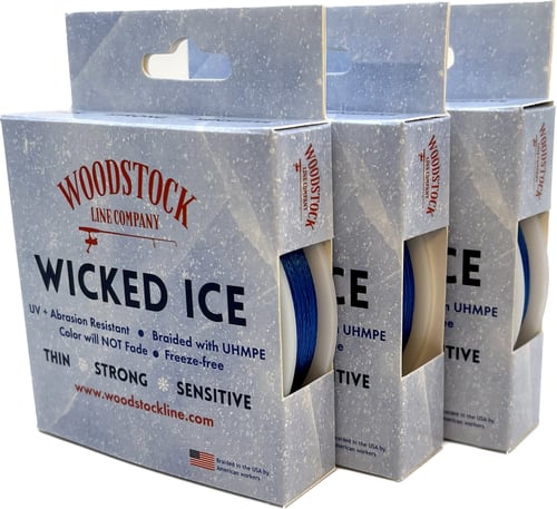 Woodstock WI0050010BL Wicked Ice Pe Superbraid 50 Yd Spool 10 Test | 721539012073