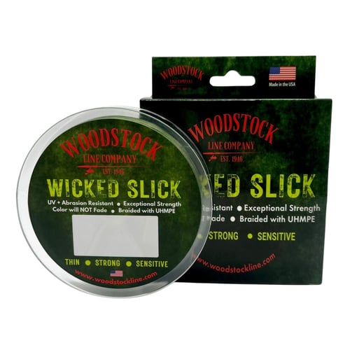 Woodstock WS0200006GR Wicked Slick Pe Superbraid 200 Yd Spool | 721539012004