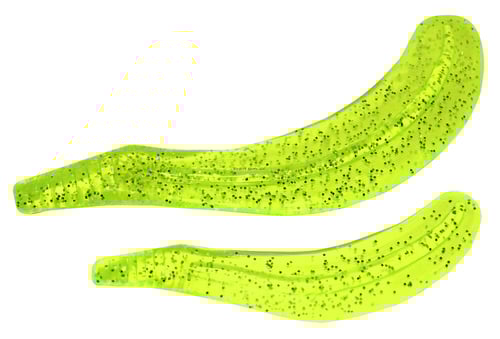 BayCoast 6HT66 Hyper Tails, 6 Inch Chartreuse Glitter | 086842106063