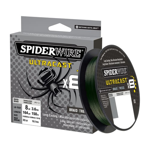 Spiderwire SUCFS15-IB Ultracast Braid, Superline, 15lb test, 164yd