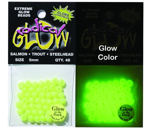 Radical Glow 50253 Beads 5mm Chart Glow 48Pk | 096951502533