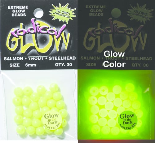 Radical Glow 50263 Beads 6mm Chart Glow 30Pk | 096951502632