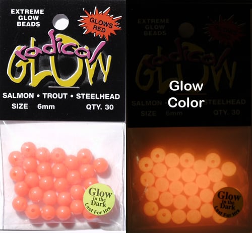 Radical Glow 50264 Beads 6mm Radical Red Glow 30Pk | 096951502649