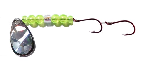Radical Glow 34503 Robs Diamond Spinner, 2 Size 2 Hooks, Chartreuse | 096951345031