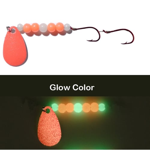 Radical Glow 32254 Kokanee Spinner 2 Size 2 Hooks, Radical Red Glow | 096951322544