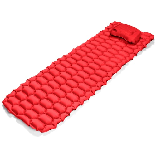 Cascade Mountain Tech SP-72-RD-R Sleep Pad W/Pillow | 850010345956