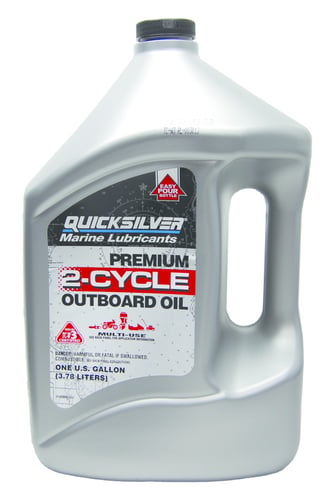 Mercury QUIK858022 Quicksilver Outboard Motor Oil Gallon 2-Cycle