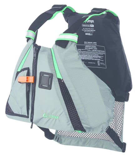 Onyx 122200-505-040-15 Dynamic Vest Paddle Sports Aqua M/L | 043311048002