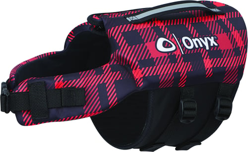 Onyx 157200-100-030-19 Neoprene Pet Vest Red Plaid Medium