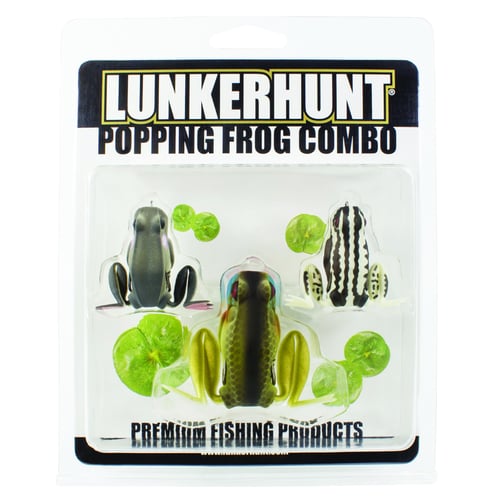 Lunkerhunt PFCOM01 Popping Frog Combo