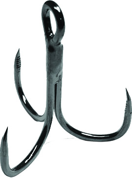 Maruto TREBLE 1/06 Grabber Hook Size 1/0, Semi Razor Point, 10X | 858632002974