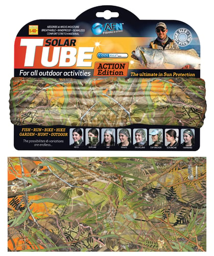 AFN AC6237 Solar Tube,Camo, Cool Max UPF 40,Breathable,Windproof