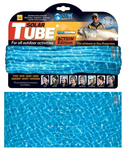 AFN AC8484 Solar Tube,Water Blue Cool Max UPF 40,Breathable
