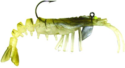 Vudu EVS201608 Baby Shrimp, 2 Inch 1/16 oz, Gold | 096077422081