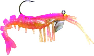 Vudu EVS201614 Baby Shrimp, 2 Inch 1/16 oz, Pink | 096077422142