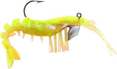 Vudu EVS201615 Baby Shrimp, 2 Inch 1/16 oz, Chartreuse | 096077422159