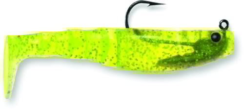 Egret EMM351402 Mambo Mullet Swimbait, 3.5 Inch, 1/4 oz, Chartreuse | 096077441020